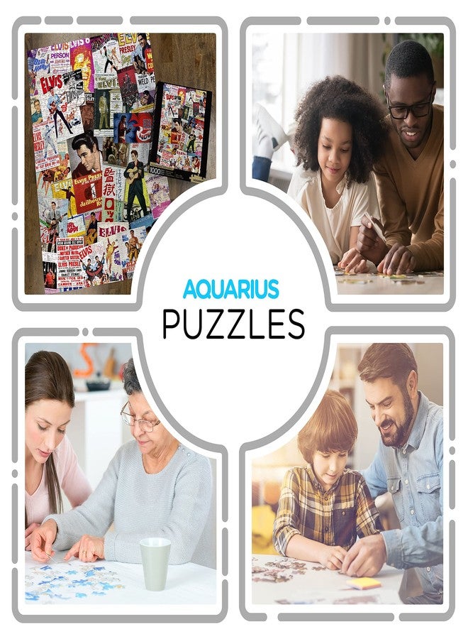 AQUARIUS Elvis Movie Poster Collage Puzzle (1000 Piece Jigsaw Puzzle) - Officially Licensed Elvis Merchandise & Collectibles - Glare Free - Precision Fit - Virtually No Puzzle Dust - 20 x 28 Inches - Image 4